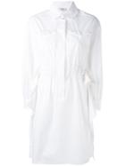 Fendi - Shirt Dress - Women - Cotton/viscose - 40, White, Cotton/viscose