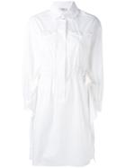 Fendi - Shirt Dress - Women - Cotton/viscose - 40, White, Cotton/viscose
