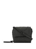 Tory Burch Fleming Mini Matte Convertible Shoulder Bag - Black