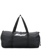 Msgm Logo Print Duffle Bag - Black