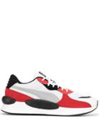 Puma Colour Blocked Panel Sneakers - White