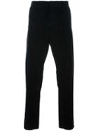 Ami Alexandre Mattiussi Corduroy Trousers, Men's, Size: 40, Black, Cotton