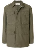 Officine Generale Concealed Multi Pocket Jacket - Green