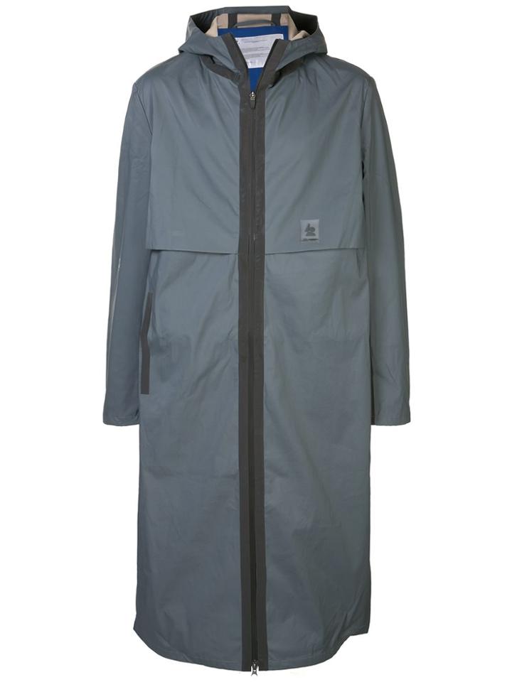 Oakley By Samuel Ross Hooded Coat - Blue