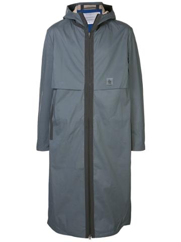 Oakley By Samuel Ross Hooded Coat - Blue