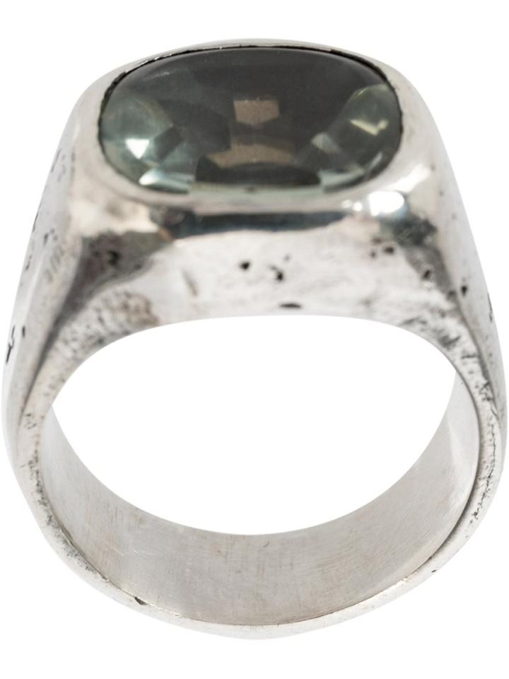 Tobias Wistisen Amethyste Ring, Adult Unisex, Size: 64, Metallic