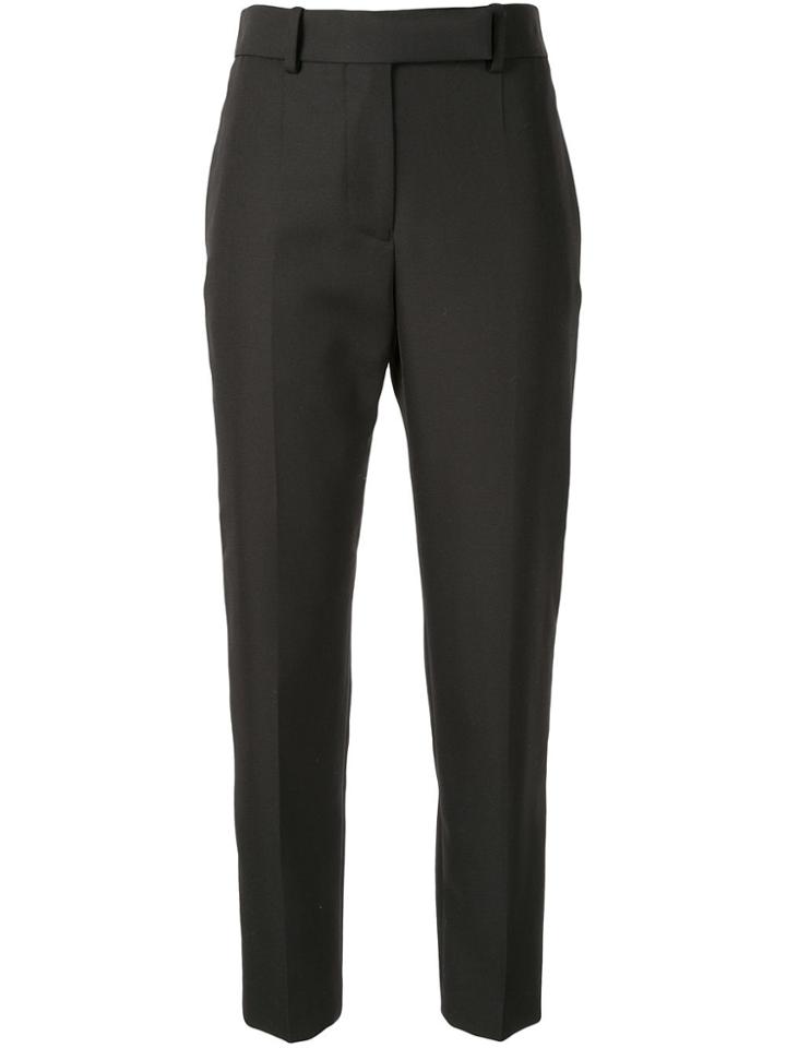 Haider Ackermann High Rise Slim Fit Trousers - Black