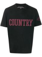 Telfar Country Print T-shirt - Black