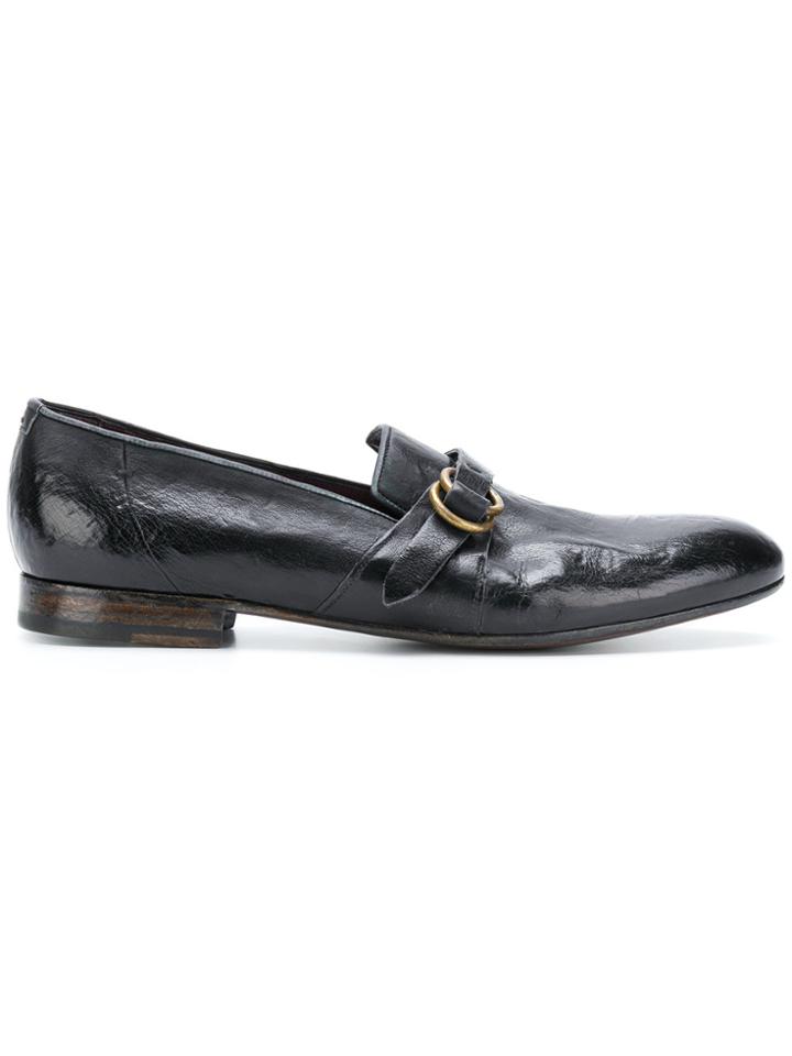 Lidfort Buckled Loafers - Black