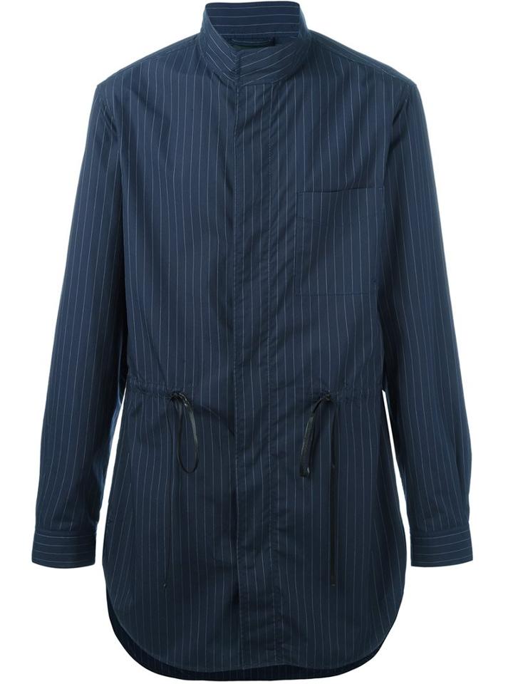 3.1 Phillip Lim Tunic Pinstripe Shirt Jacket