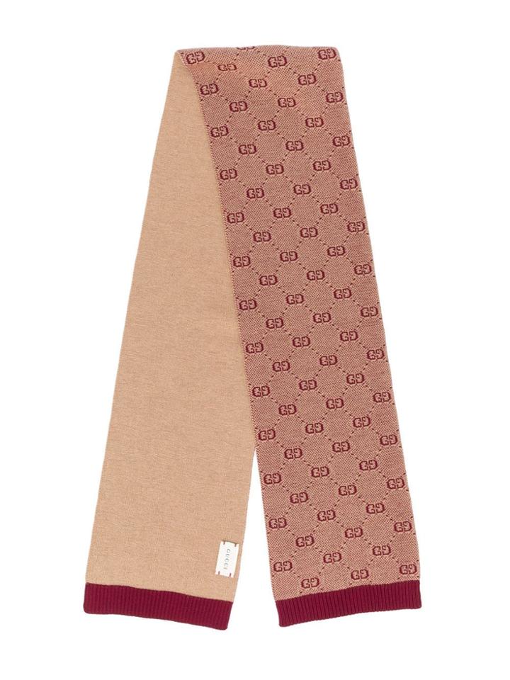 Gucci Kids Interlock Gg Scarf - Neutrals