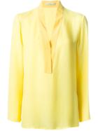 Etro Loose Fit Blouse, Women's, Size: 46, Yellow/orange, Silk