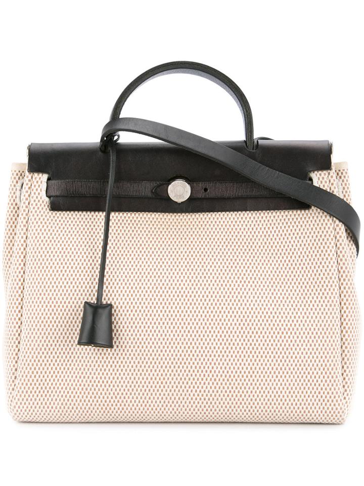 Hermès Vintage Herbag Pm 2 In 1 2way Handbag - Nude & Neutrals