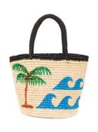 Sensi Studio 'vamos A La Playa' Woven Bag - Nude & Neutrals
