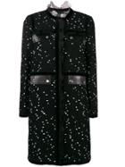 Giambattista Valli Bow Tweed Coat - Black