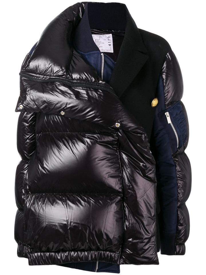 Sacai Sacai 1804179 005 Black Navy Natural (vegetable)->cotton