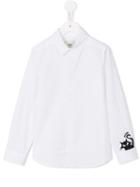 Fendi Kids Cat Shirt, Boy's, Size: 7 Yrs, White