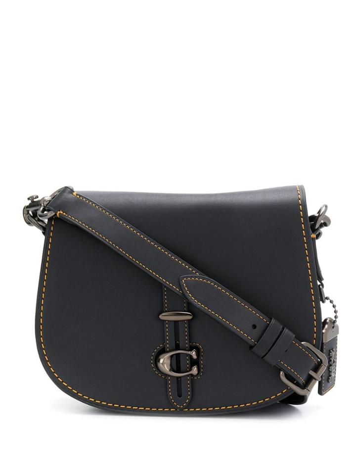 Coach Saddle Crossbody Bag - Black