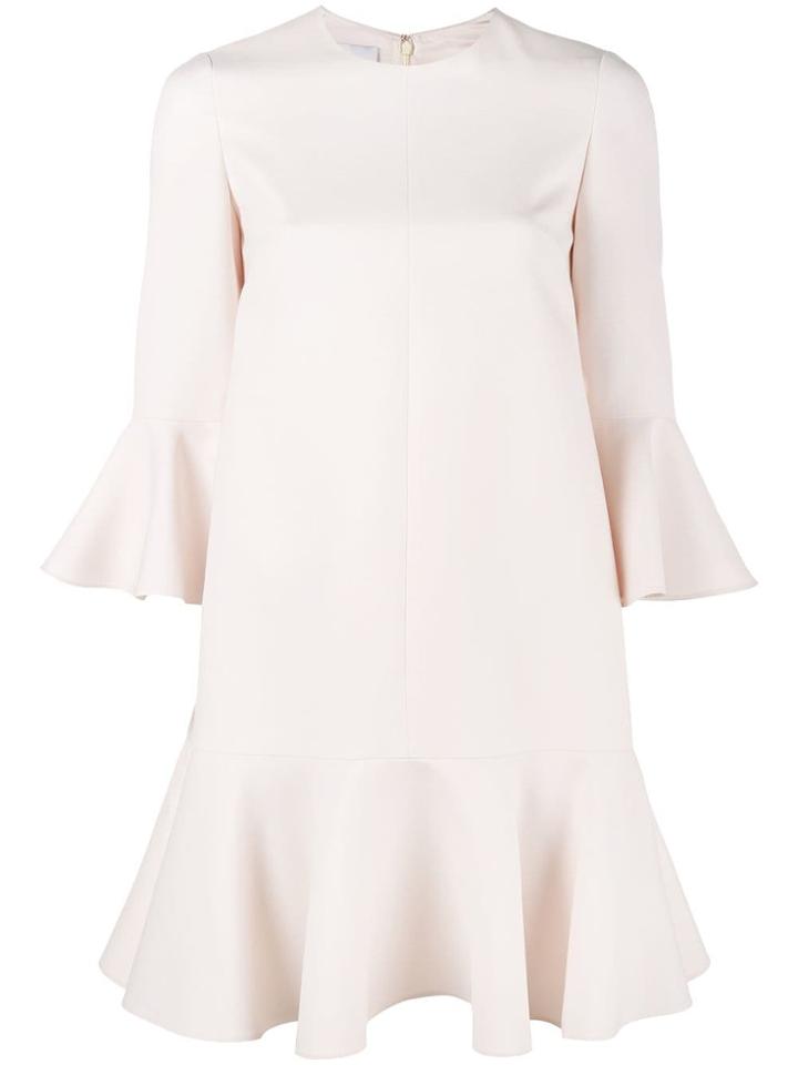 Valentino Crepe Couture Mini Dress - Neutrals