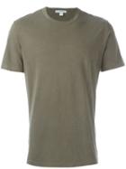 James Perse Crew Neck T-shirt, Men's, Size: 1, Green, Cotton