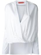 Manning Cartell Plunge Neck Wrap Top - White