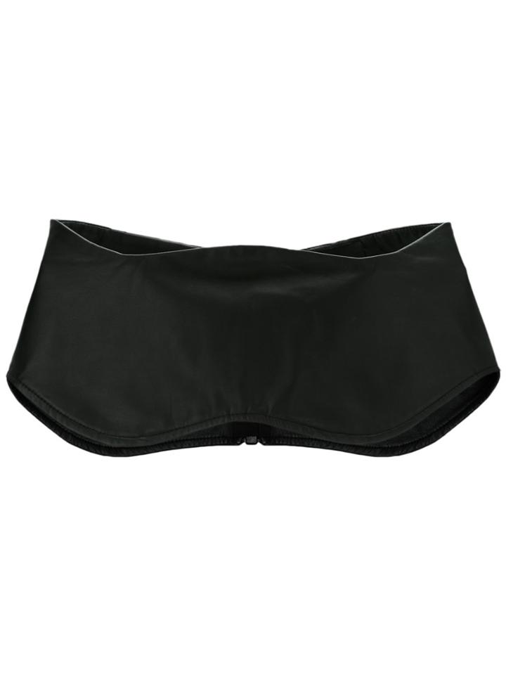 Andrea Bogosian Leather Belt - Black