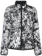Just Cavalli - Printed Bomber Jacket - Women - Polyester - 44, Black, Polyester