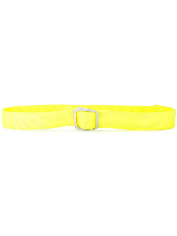 Tibi Carabiner Belt - Yellow & Orange