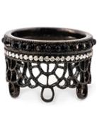 Jo Lle Jewellery Antique Effect Diamond Crown Ring