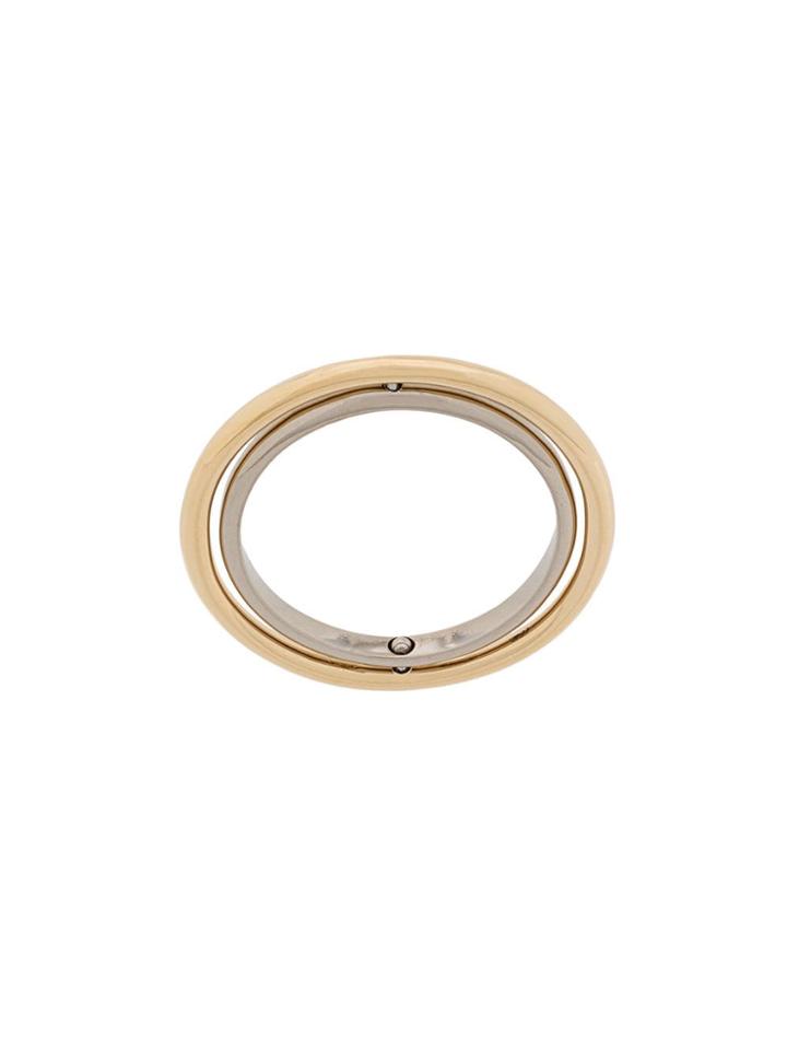 Charlotte Chesnais 18kt Yellow And White Gold Elipse Ring