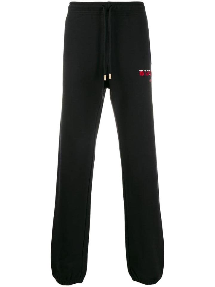 Buscemi Contrast Logo Track Pants - Black