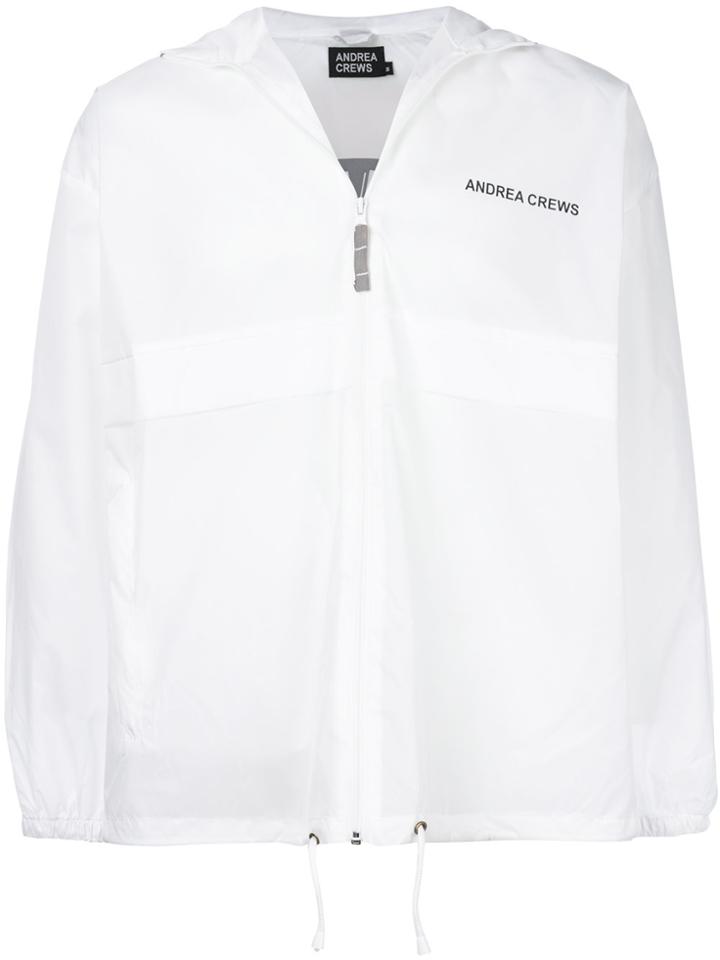 Andrea Crews Lightweight Zip Jacket - White