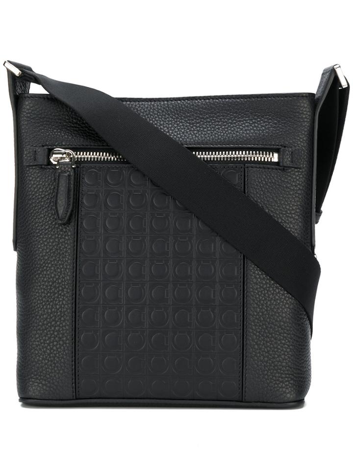 Salvatore Ferragamo Gancio Messenger Bag - Black