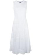 M Missoni Lace Detail Dress, Women's, Size: 44, White, Cotton/viscose/polyimide/polyester