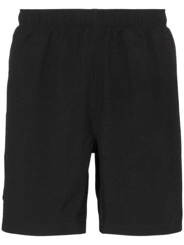 Asics Liteshow Logo Print Track Shorts - Black
