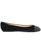 Jimmy Choo Gaze Ballerina Shoes - Black