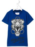 Philipp Plein Kids 'spin' T-shirt, Boy's, Size: 12 Yrs, Blue