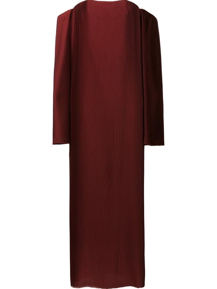 Dion Lee Textured Strapless Dress, Women's, Size: 6, Red, Polyester
