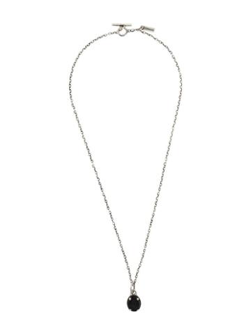 Henson Engraved Necklace - Grey