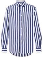 Aspesi Wide Striped Shirt - Blue