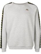 Kappa Logo Band Print Sweatshirt - Grey