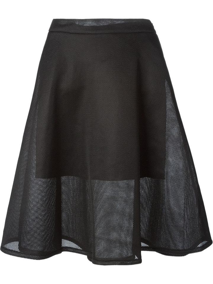 Dkny Mesh A-line Skirt