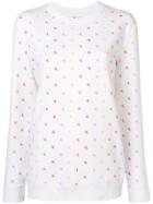 Calvin Klein Jeans Logo Crew Neck Sweatshirt - White