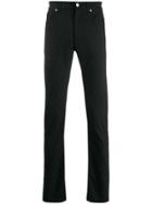Versace Mid-rise Straight-leg Jeans - Black