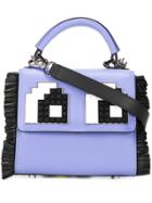 Les Petits Joueurs Eyes Micro Alex Shoulder Bag - Pink & Purple