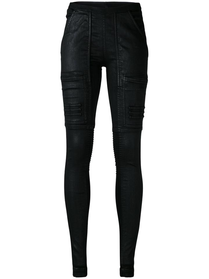 Biker Leggings - Women - Cotton/spandex/elastane/polybutylene Terephthalate (pbt) - Xs, Black, Cotton/spandex/elastane/polybutylene Terephthalate (pbt), Rick Owens Drkshdw