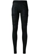 Biker Leggings - Women - Cotton/spandex/elastane/polybutylene Terephthalate (pbt) - Xs, Black, Cotton/spandex/elastane/polybutylene Terephthalate (pbt), Rick Owens Drkshdw