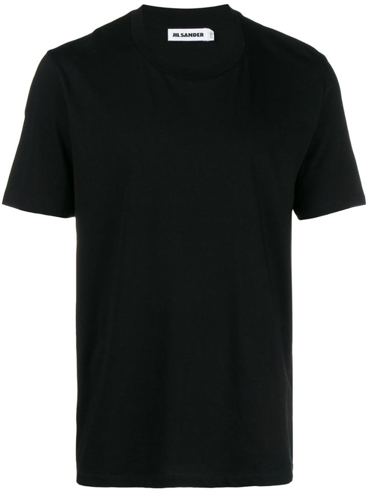 Jil Sander Classic Plain T-shirt - Black