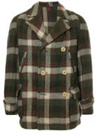Fake Alpha Vintage 1940s Double-breasted Coat - Green