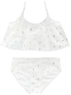Chloé Kids Teen Horse Print Bikini - White
